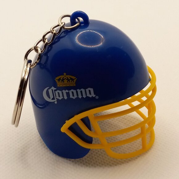 Corona Football Helmet Key Chain / Bottle Opener - Picture 1 of 7